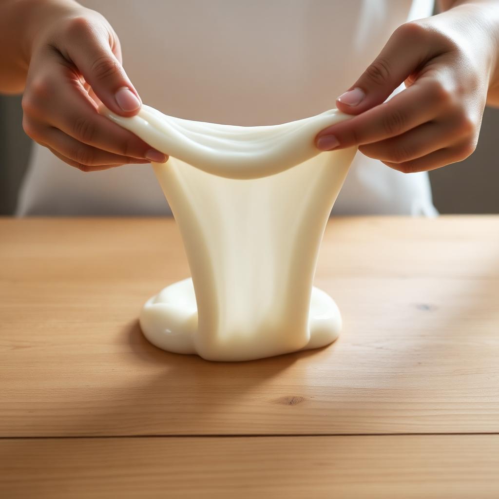Fluffy stretch slime